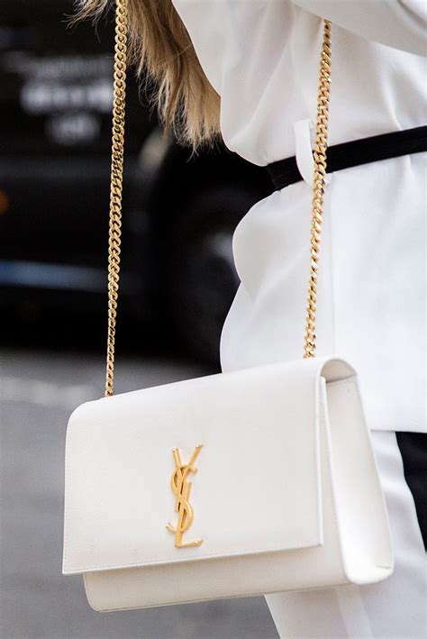 ysl weiße tasche|YSL saint laurent taschen.